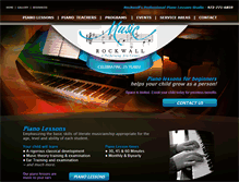 Tablet Screenshot of musicrockwall.com